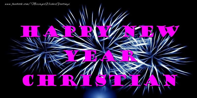  Greetings Cards for New Year - Fireworks | Happy New Year Christian